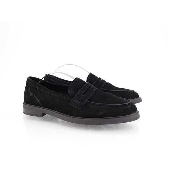 Ara Kalendra Penny Loafers Womens UK 6.5 US 9 Black Suede Slip On Flat Shoes - Picture 1 of 11